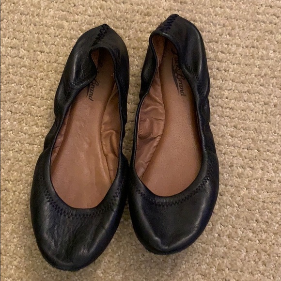 Lucky Brand Black Leather Ballet Flats - “Emmie” - Picture 3 of 3